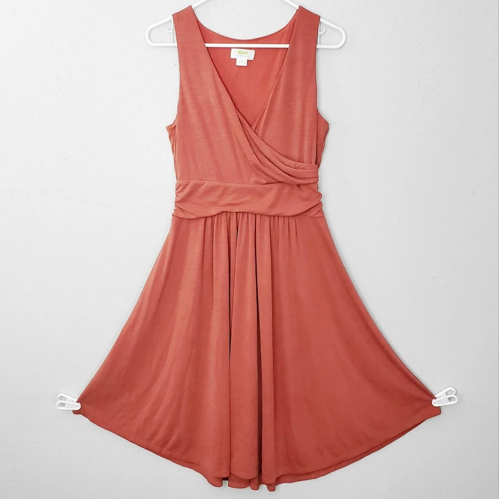 MAEVE Nora Jersey Sleeveless Midi Dress SMALL Anthropologie